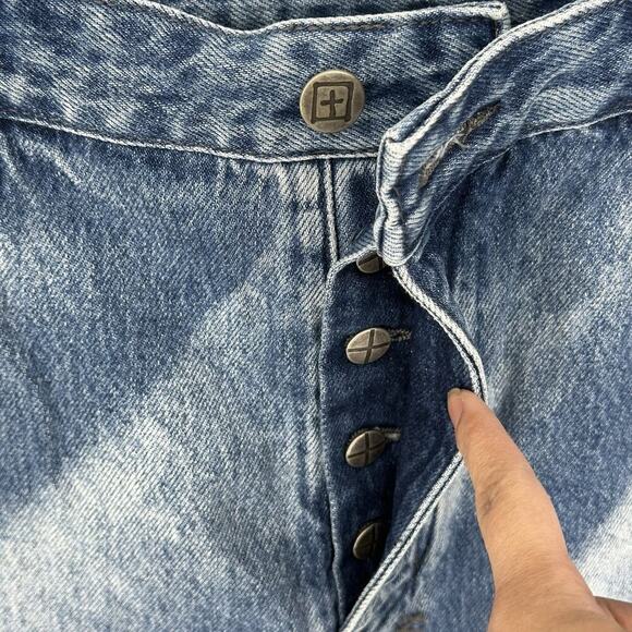 NWT Ksubi Maxx Kaos Fly Button Baggy Mens Denim Jeans Size 36x30 Hip Hop 90s - Picture 6 of 16